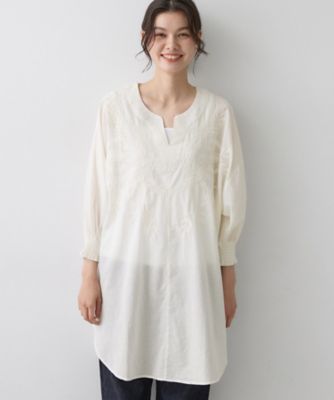 インドコットン 刺繍ワンピース（2002582376） | Dessin