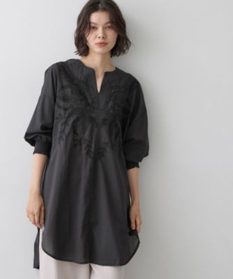 shirt layered round pullover