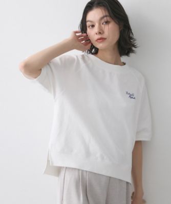 ＜Dessin (Women)＞【洗える】ミニ裏毛刺繍ロゴプルオーバー（２００２５８２３８６）