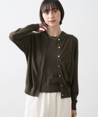 chesty アンサンブル　ニット　セット アンサンブル 「洗える・ニットセット」TRIM TWIN ニット : ZOZOTOWN