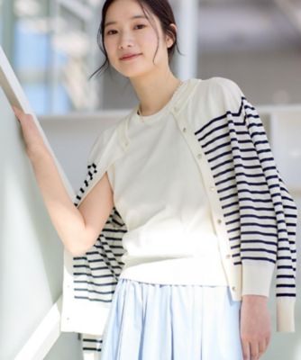 ＜Dessin (Women)＞【２点セット／洗える】アンサンブルニット（２００２５８２３８７）