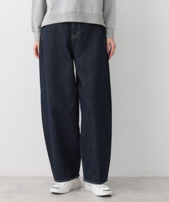 ＜Dessin (Women)＞【洗える】ワイドカーブシルエット１２ＯＺデニム（２００２５８２４０１）