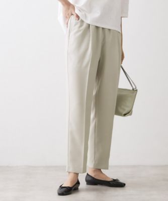 ＜Dessin (Women)＞【接触冷感／ウエストゴム／洗える】イージーテーパードパンツ（２００２５８２４０４）