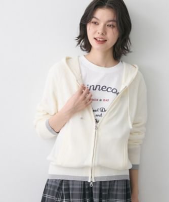 ＜Dessin (Women)＞【洗える】リネン混フーデッドパーカー（２００２５８２４１７）