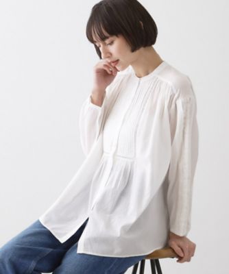 ＜Dessin (Women)＞【洗える】インドコットン刺繍ブラウス（２００２５８２４１８）