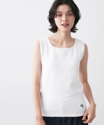 ＜Dessin (Women)＞【洗える】リブスクエアタンクトップ（２００２５８２４２９）