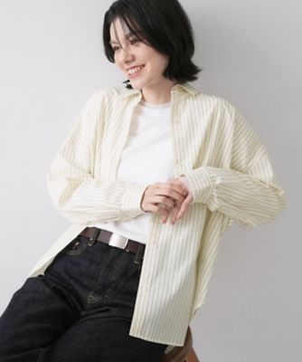 ＜Dessin (Women)＞【洗える】バックボタンオーバーシャツ（２００２５８２４３１）