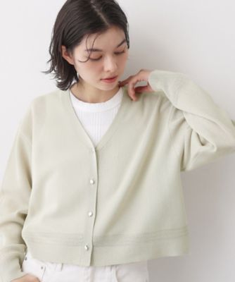 ＜Dessin (Women)＞【洗える】コットンブレンドＶネックカーディガン（２００２５８２４５５）