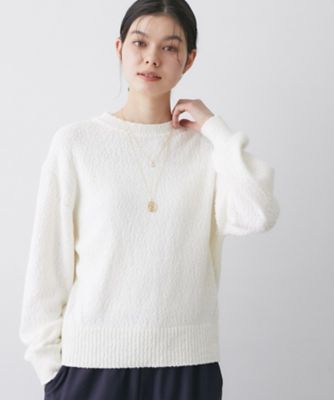 ＜Dessin (Women)＞【洗える】ローゲージコットンニット（２００２５８２４５８）