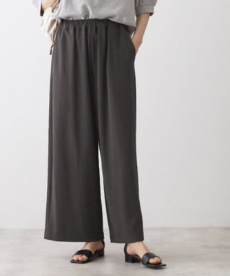 ＜Dessin (Women)＞【吸汗速乾／ウエストゴム】リラクシーワイドパンツ（２００２５８２４６７）