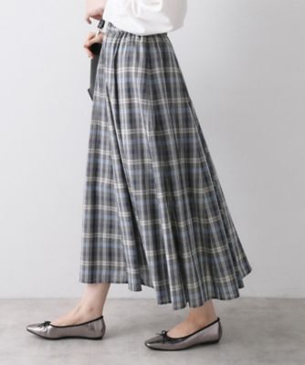 ＜Dessin (Women)＞【ウエストゴム／洗える】映えチェック柄スカート（２００２５８２４７２）