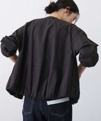 【専用です】23区　ノーカラー ブルゾン　38 ブラック ラムレザー ノーカラー ブルゾン （その他アウター）｜23区 / ニジュウ