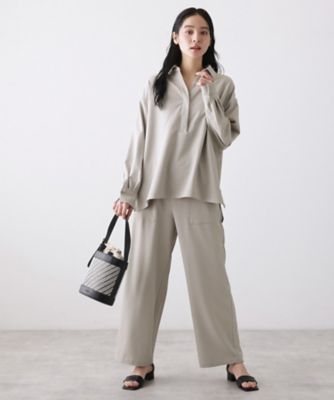 2点セット・洗える】メランジツイルセットアップ