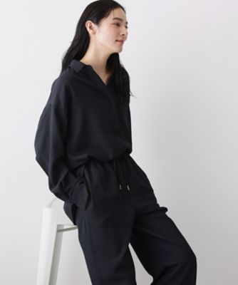 セットアップ ブラック Lサイズ ハイドロゲン TENNIS イタリア製 美品 2点セット・洗える】メランジツイルセットアップ