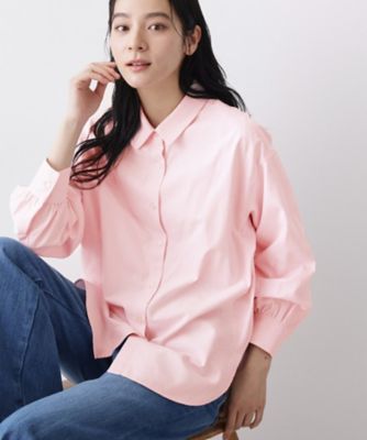 ＜Dessin (Women)＞【洗える】ベーシックカラーシャツ（２００２５８２４９４）