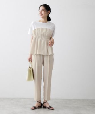 セットアップ可／UVカット／洗える】ビスチェドッキングTシャツ