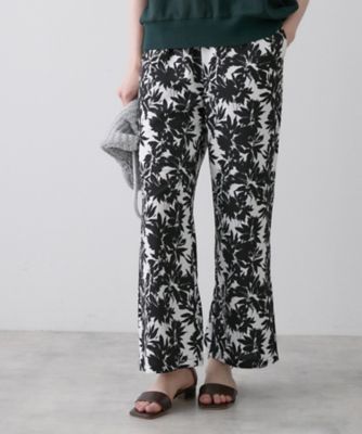 ＜Dessin (Women)＞【洗える】ボタニカル柄リラクシーパンツ（２００２５８２５２１）