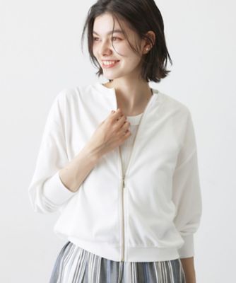 CITY シティ カーディガン M 白 【古着】【中古】【送料無料】 CITY - CITY シティ カーディガン M 白 【古着】【中古】【送料無料