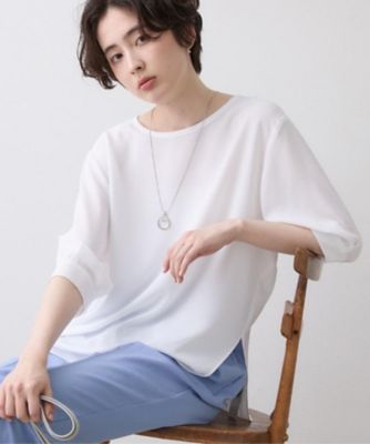 OFF‐NECK LAYERED PULLOVER（300IS230