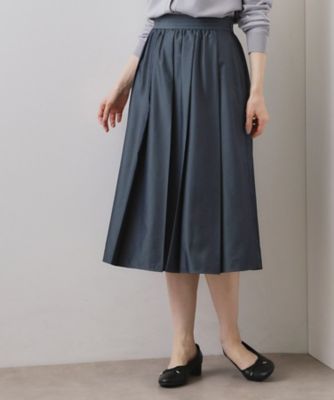 タックフレアスカート【洗濯機OK】（2002583172） | index