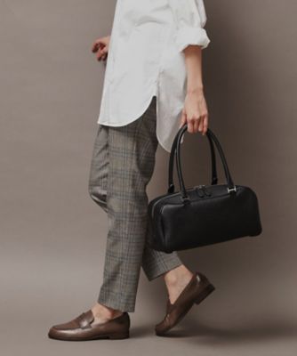 キッカ】レザーハンドバッグ M 本革（商品番号：P25－35663