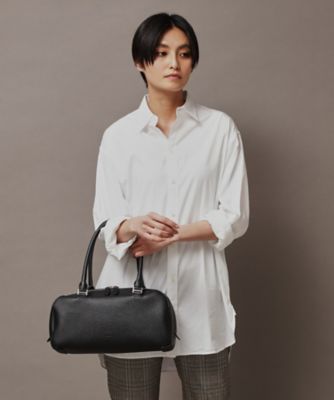 キッカ】レザーハンドバッグ M 本革（商品番号：P25－35663