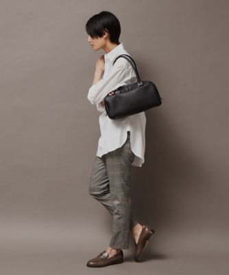 キッカ】レザーハンドバッグ M 本革（商品番号：P25－35663