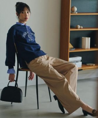 ツータック ワイドチノパンツ（2002584240） | GROVE (Women