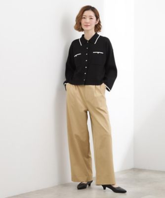 ツータック ワイドチノパンツ（2002584240） | GROVE (Women