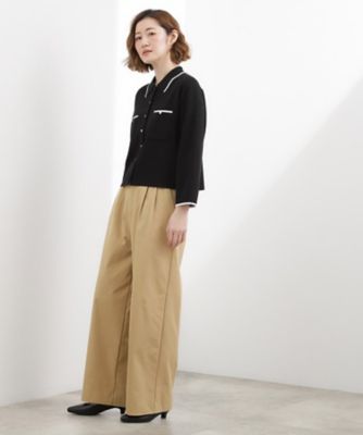 ツータック ワイドチノパンツ（2002584240） | GROVE (Women