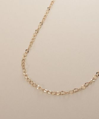 COCOSNIKネックレス K10シースルーフラット ネックレス（60cm