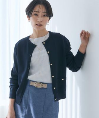 TRUSSARDI トラサルディ アンサンブルニットカーディガン サイズ:38     ブルー レディース / 243001003727 UNTITLED（アンタイトル） カーディガン 「アンサンブル可能/6色展開