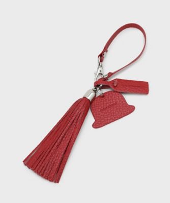 シュリンクレザー】ボーラーハットタッセルチャーム