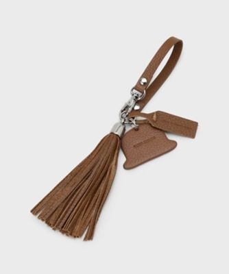 シュリンクレザー】ボーラーハットタッセルチャーム