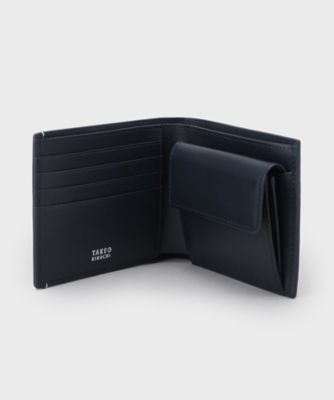 水シボレザー2つ折り財布（2002584605） | TAKEO KIKUCHI