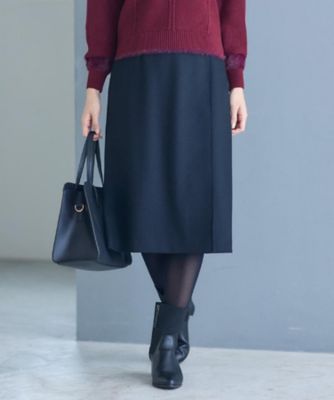 ＜Reflect (Women)＞【すっきりシルエット／通勤におすすめ◎】キレイめジャージタイトスカート（２００２５８４６１７）