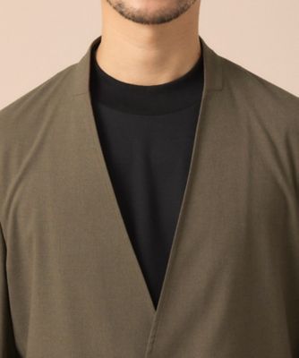 ON／OFF兼用】CARREMANファブリック ノーカラー
