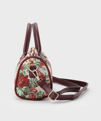 ジャカード／ギフトにおすすめ！】メアリーポート ブーケ柄 ミニ