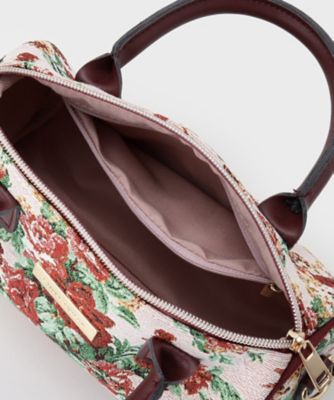 ジャカード／ギフトにおすすめ！】メアリーポート ブーケ柄 ミニ