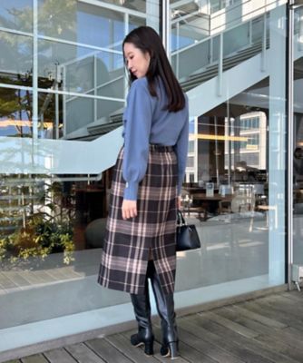 Iラインチェックスカート（2002584798） | COUTURE BROOCH