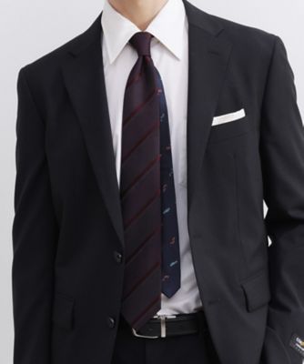 BOXセット】クラシックシャドーストライプ ネクタイ＆タイバー