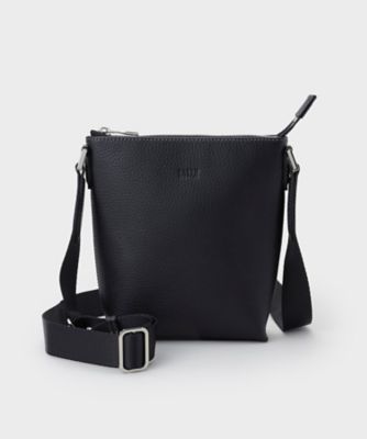 EVOLUZIONEレザー製 フラットメッセンジャーバッグ