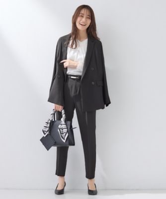 洗える／UVケア／SETUP可】着る日傘テーパードパンツ