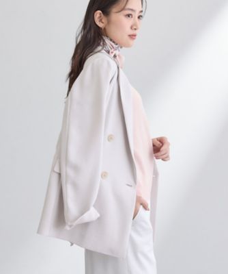 24SS✨未使用級✨インディヴィ ジャケット アウター 洗える 伸縮 ドレープ INDIVI｜【洗える】ストレッチツィードジャケット | Rakuten Fashion