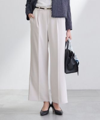 ＜INDIVI L (Women/大きいサイズ)＞【洗える／ＵＶケア／ＳＥＴＵＰ可】着る日傘ワイドパンツ（２００２５８５２８５）