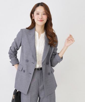 手洗い可／日本製／裏地無し／清涼感／セットアップ可】ダブル