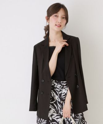 ＜COUP DE CHANCE (Women)＞【手洗い可／日本製】シアーテーラード　ジャケット（２００２５８５６５５）