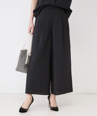 ＜COUP DE CHANCE (Women)＞【手洗い可／セットアップ可】リラクシーワイドパンツ（２００２５８５６６０）