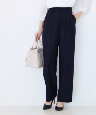 手洗い可】タック入りワイドパンツ（2002585726） | COUP DE