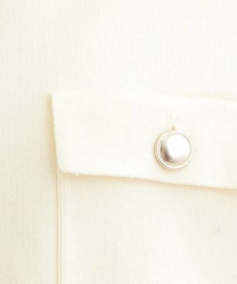 洗濯機可／S－LL】金ボタンがアクセント ニットカーディガン